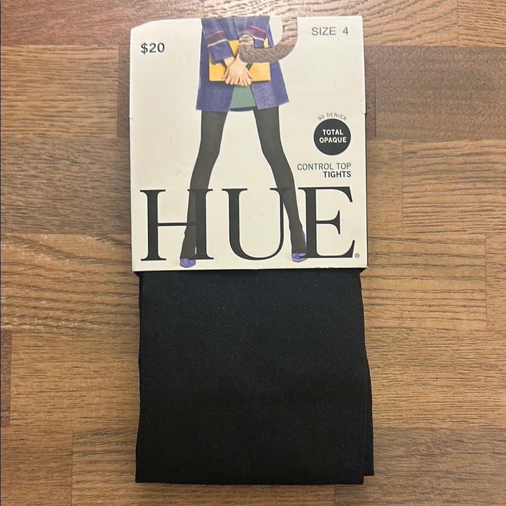 Hue Black Control Top Tights